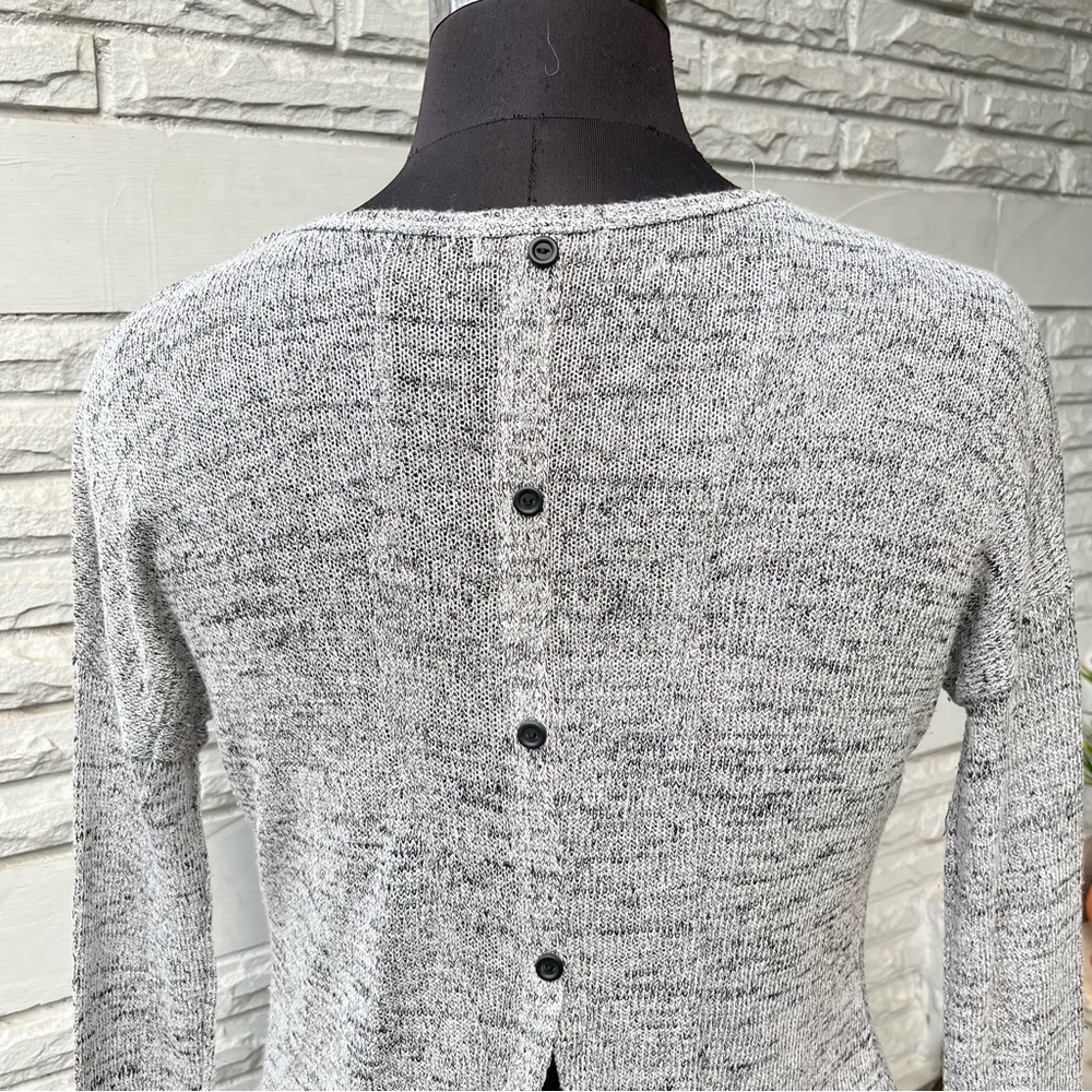 NWOT White Black Woven Open Shrug - Picture 3 of 6